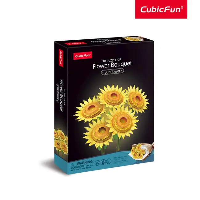 Cubic Fun - Buchet de Floarea Soarelui 3D 180 piese ARTCUP866h