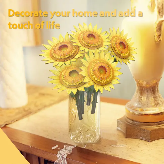 Cubic Fun - Buchet de Floarea Soarelui 3D 180 piese ARTCUP866h