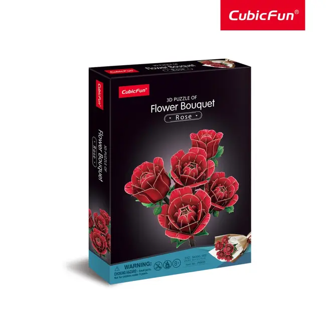 Cubic Fun - Buchet de Trandafiri 3D 265 piese ARTCUP865h