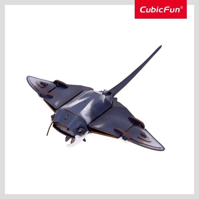 Cubic Fun - National Geographic Animale Salbatice Puzzle 3D Diavol de mare 53 piese ARTCUDS1178h