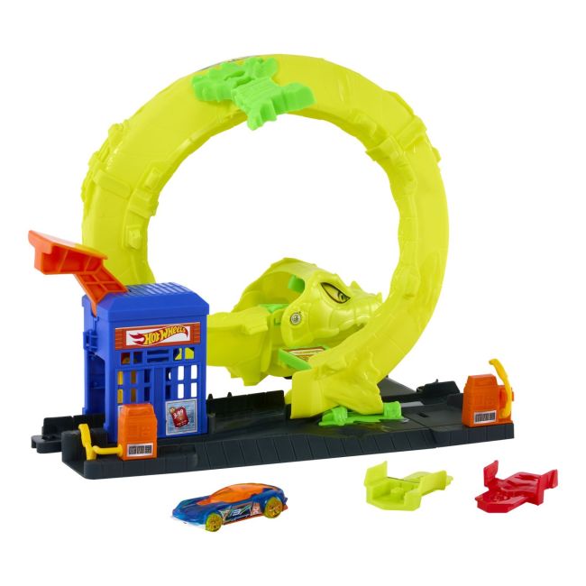HOT WHEELS CITY PISTA ATACUL SPIRAL AL SARPELUI VIVMTHDR29_JBM63