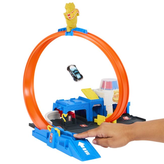 HOT WHEELS CITY SET DE JOACA SUPER STATIE DE POLITIE VIVMTJBM71