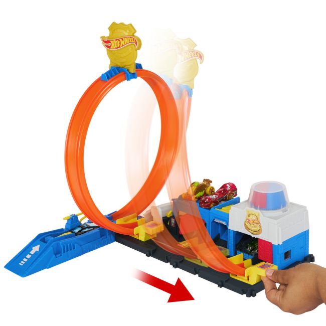 HOT WHEELS CITY SET DE JOACA SUPER STATIE DE POLITIE VIVMTJBM71