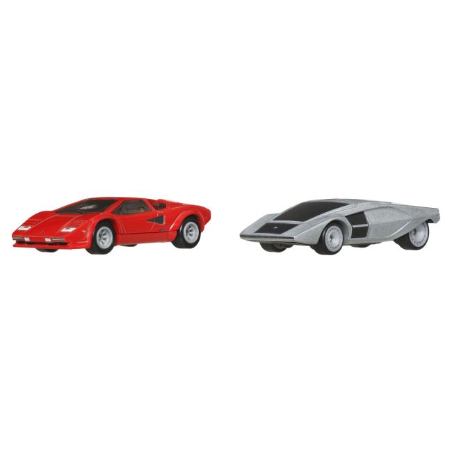 HOT WHEELS PREMIUM SET 2 MASINUTE METALICE LAMBORGHINI COUNTACH LP5000 QV SI LANCIA STRATOS ZERO SCARA 1:64 VIVMTHBL96_JBL02