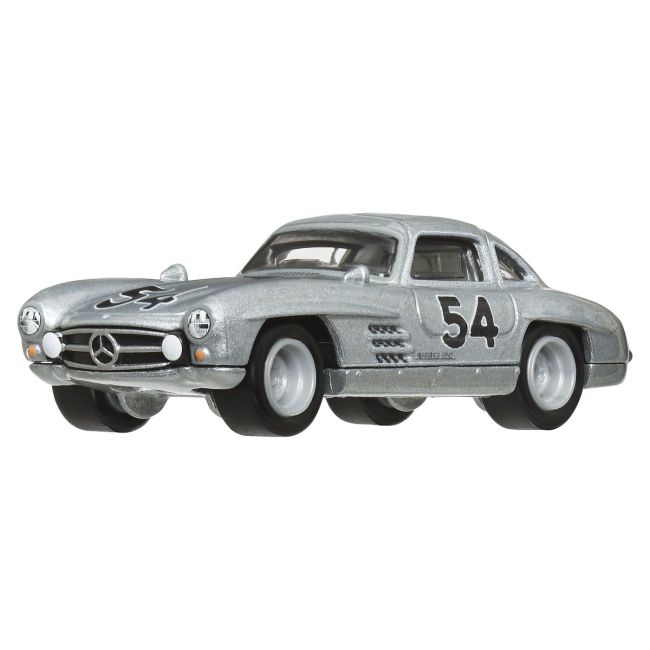 HOT WHEELS TRANSPORTATOR  MERCEDES-BENZ 55 BLAUES WUNDER CU MASINUTA MERCEDES-BENZ 300 SL SCARA 1:64 VIVMTFLF56_HRV48
