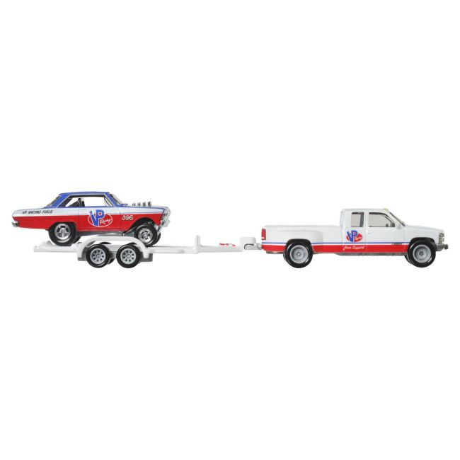 HOT WHEELS TRANSPORTATOR CHEVY SILVERADO 3500 88 CU MASINUTA CHEVY NOVA 63 SCARA 1:64 VIVMTFLF56_HRV42