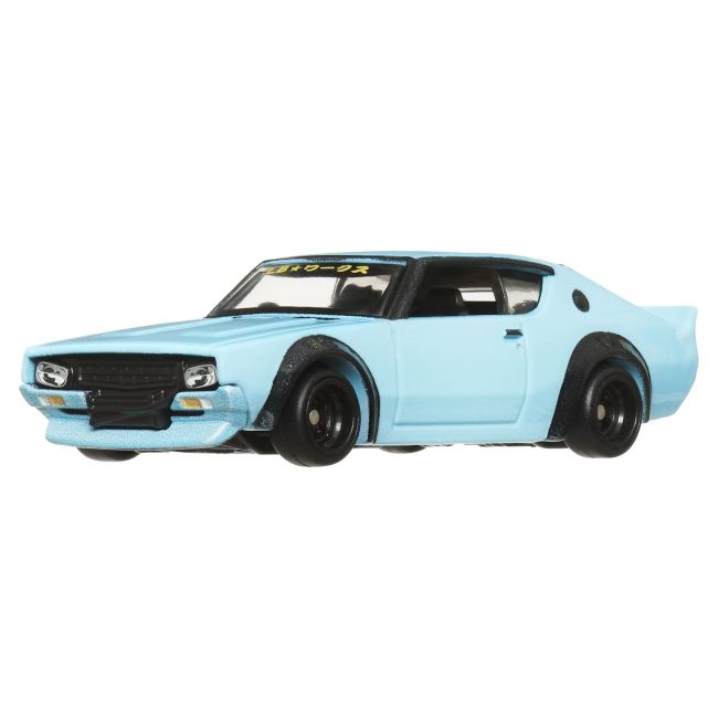 HOT WHEELS TRANSPORTATOR FLEET FLYER CU MASINUTA NISSAN SKYLINE 2000 GT-R LBWK SCARA 1:64 VIVMTFLF56_HRV45