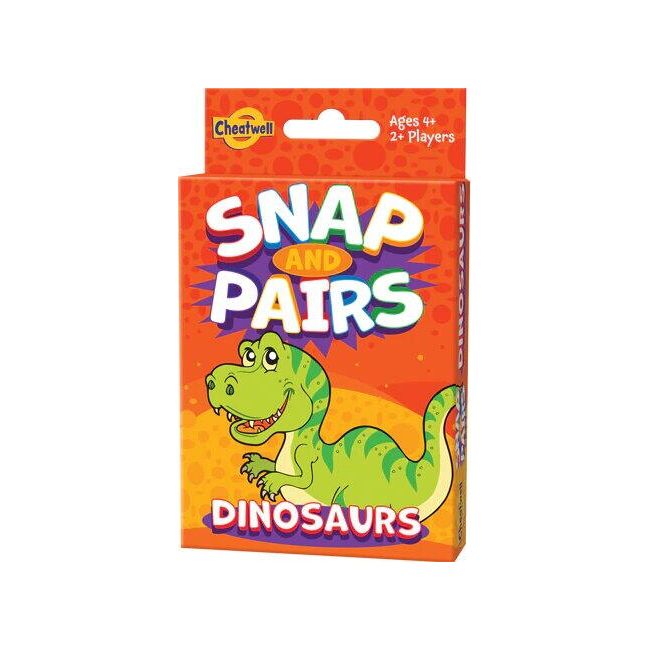 Joc de carti 2 in 1 - dinozauri veseli