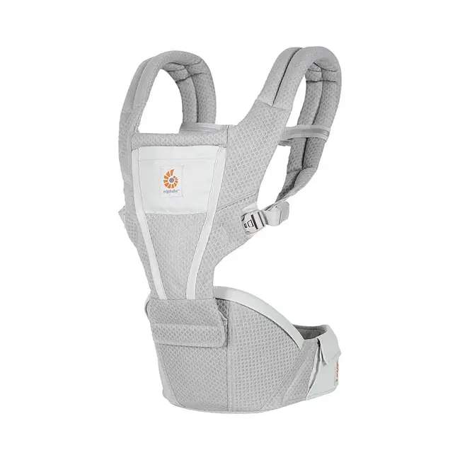 Marsupiu Alta Hip Ergobaby, 4 luni - 4 ani , 5.5-20.4 kg, Pearl Grey TNABCHIPSFMGRY