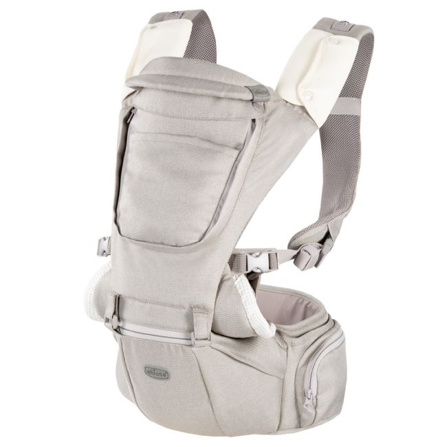 Marsupiu ergonomic multifunctional Chicco Hip Seat cu suport pentru sold, HazelWood (Crem). luni+ CHC79147-8_HAZELWOOD