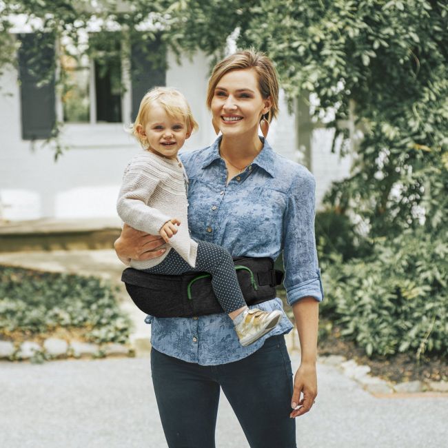 Marsupiu ergonomic multifunctional Chicco Hip Seat cu suport pentru sold, HazelWood (Crem). luni+ CHC79147-8_HAZELWOOD