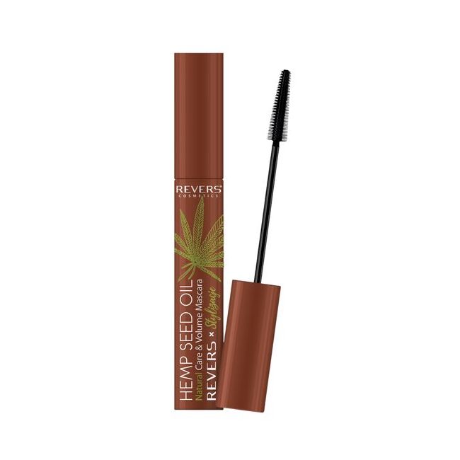 Mascara cu Ulei din Semințe de Cânepă, Maro, Revers, 10ml