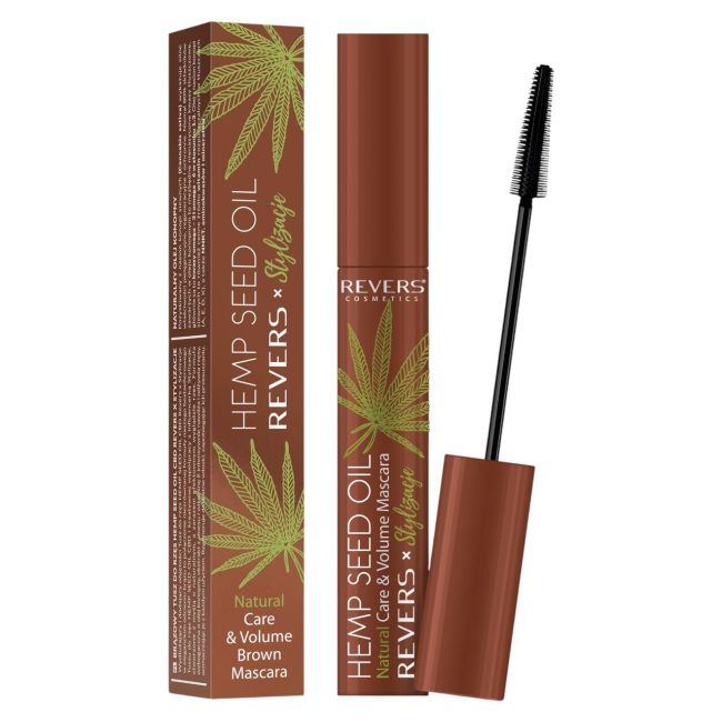 Mascara cu Ulei din Semințe de Cânepă, Maro, Revers, 10ml