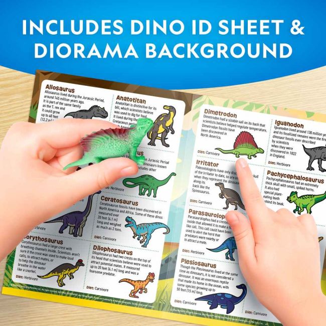 National Geographic - Set educativ Calendar de Craciun descopera lumea preistorica a dinozaurilor cu 24 de surprize ARTNG22862