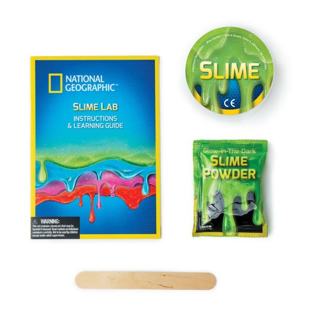 National Geographic - Set educativ Laboratorul de slime fosforescent ARTNG29714