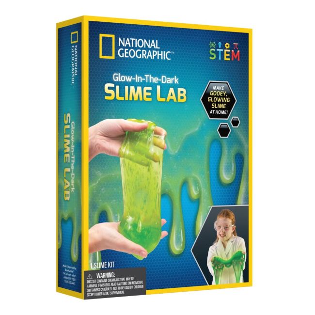 National Geographic - Set educativ Laboratorul de slime fosforescent ARTNG29714