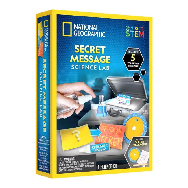National Geographic - Set educativ Laboratorul mesajelor secrete stiinta si mister ARTNG24736