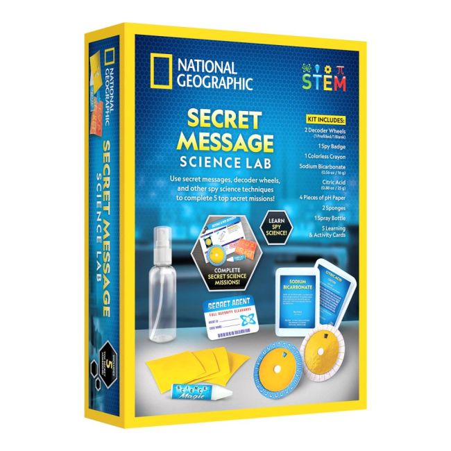 National Geographic - Set educativ Laboratorul mesajelor secrete stiinta si mister ARTNG24736
