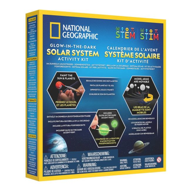National Geographic - Set educativ Sistemul Solar planete fosforescente ARTNG24668