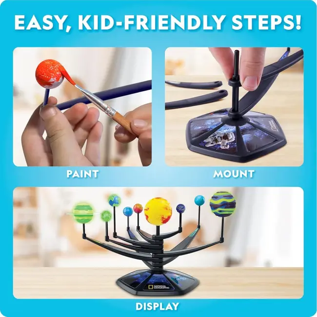 National Geographic - Set educativ Sistemul Solar planete fosforescente ARTNG24668