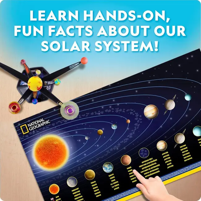 National Geographic - Set educativ Sistemul Solar planete fosforescente ARTNG24668