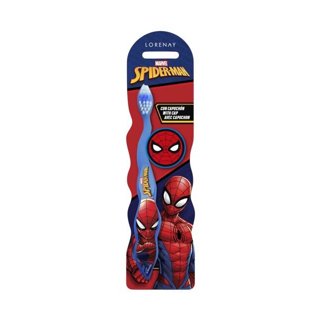 Periuta de dinti pentru copii, cu capac, Spiderman, 2565