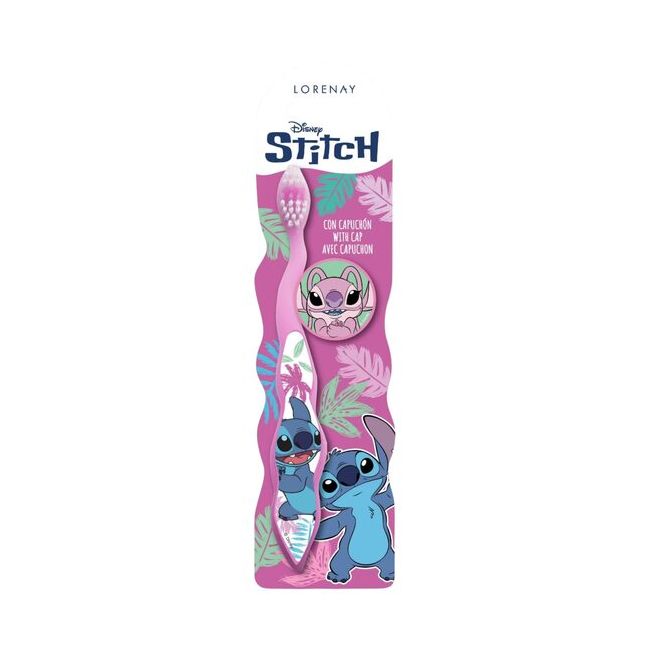 Periuta de dinti pentru copii, cu capac, Stitch, 1276