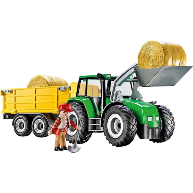 Playmobil - Tractor cu remorca si incarcator frontal ARTPM9317