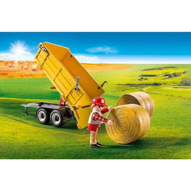 Playmobil - Tractor cu remorca si incarcator frontal ARTPM9317
