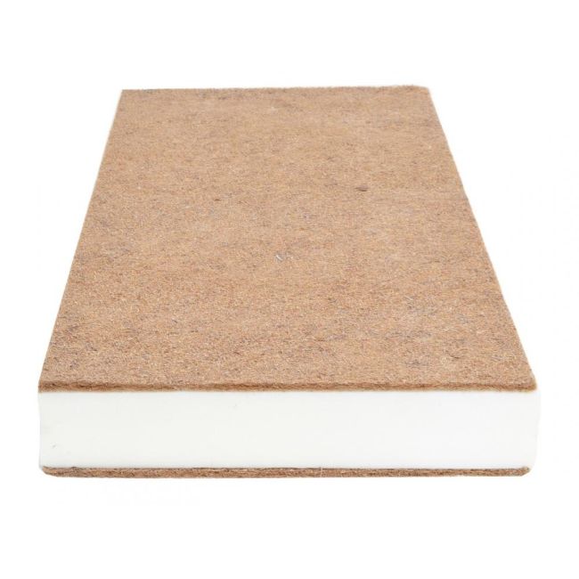 Saltea Patut Copii Fibra Cocos 120x60x10 cm Husa Detasabila, Lavabila,Antialergica EKDs90234