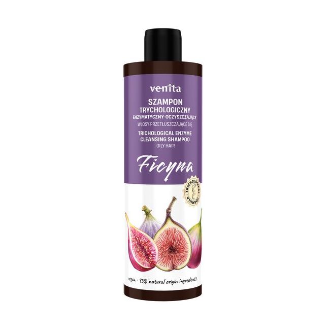Sampon tricologic de curatare enzimatica, cu Ficina, Venita 300ml