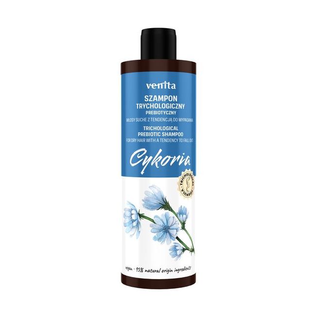 Sampon tricologic probiotic cu extract de radacina de cicoare, Venita 300ml