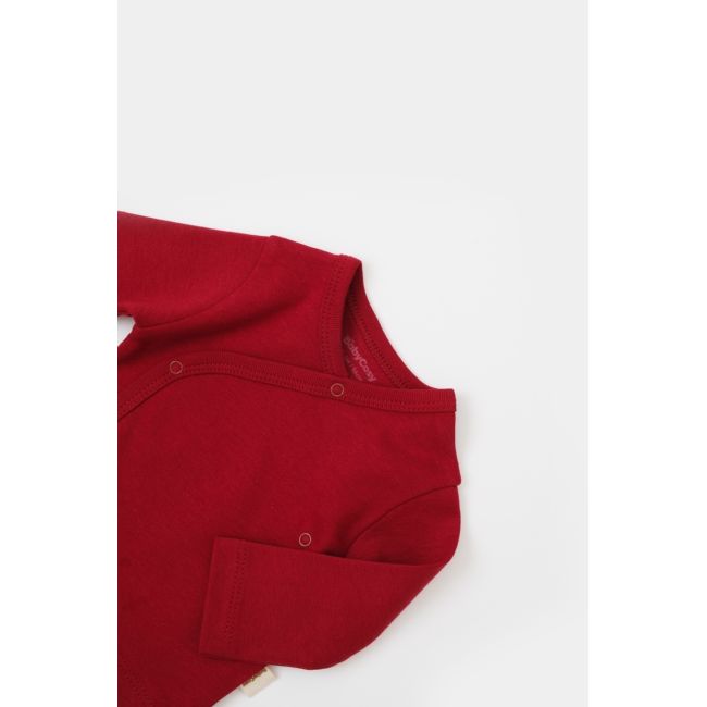 Set de 5 piese pentru nou nascut - 100% bumbac organic - Rosu, BabyCosy JEMBC-CSY5511