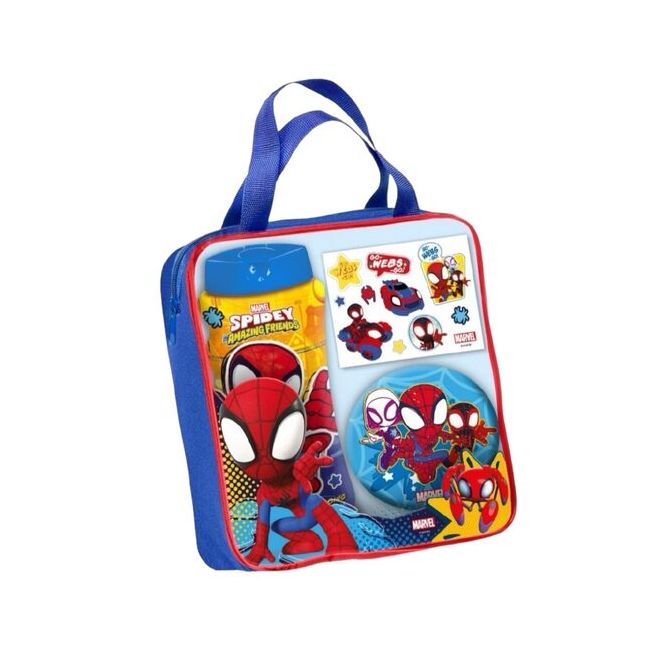 Set de baie Spidey, 2555, cu gel de dus, burete si tatuaje temporare