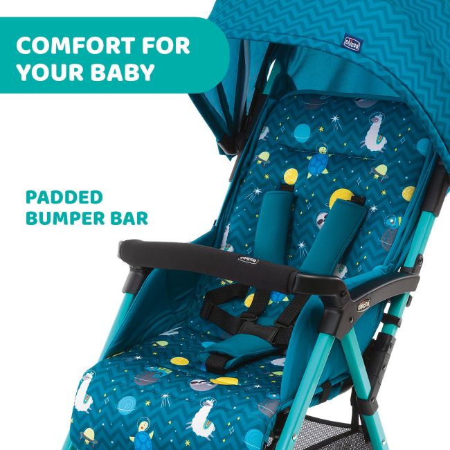 Carucior sport Chicco Ohlala 3, Sloth In Space (Albastru), 0luni+ CHC79733-8_SLOTH IN SPACE