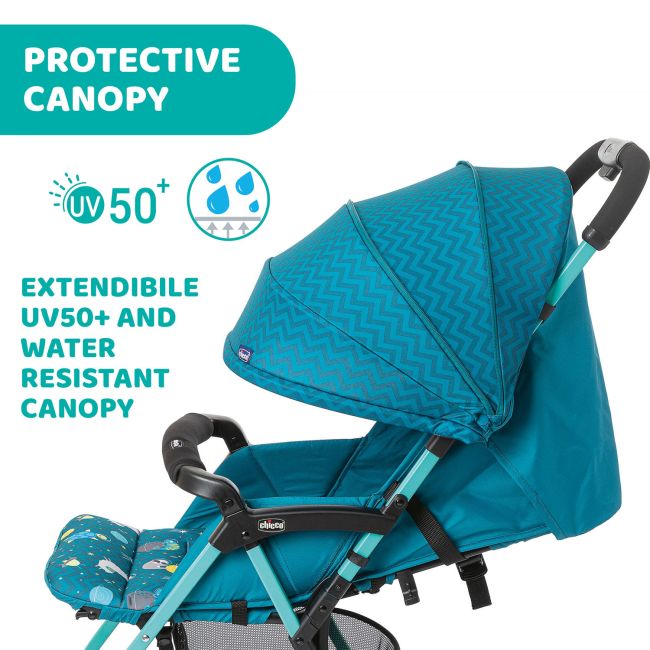 Carucior sport Chicco Ohlala 3, Sloth In Space (Albastru), 0luni+ CHC79733-8_SLOTH IN SPACE