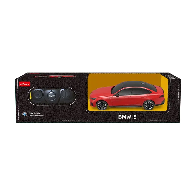 MASINA CU TELECOMANDA BMW I5 ROSU SCARA 1 LA 24 VIVRas10180_Rosu
