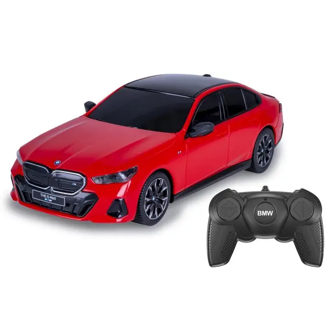 MASINA CU TELECOMANDA BMW I5 ROSU SCARA 1 LA 24 VIVRas10180_Rosu