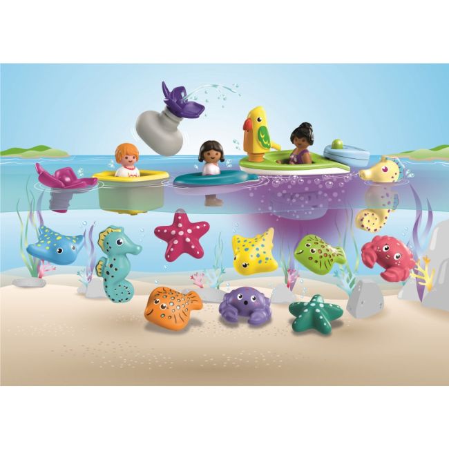 Playmobil - Calendar de Craciun Junior Aqua si Tinti Jucarii de baie ARTPM71777
