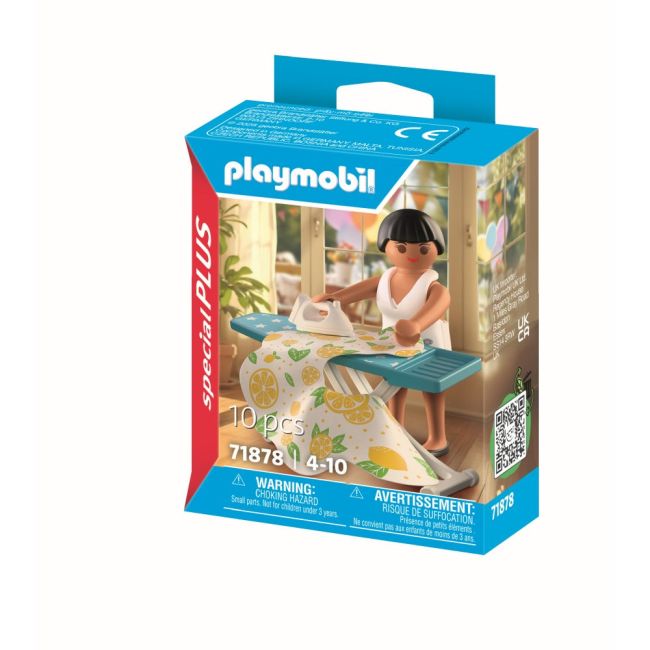 Playmobil - Figurina femeie cu masa de calcat ARTPM71878