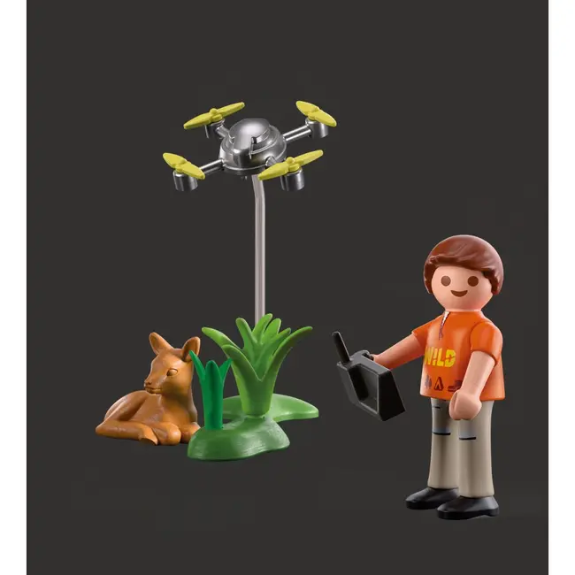 Playmobil - Figurina salvator cu drona ARTPM71880