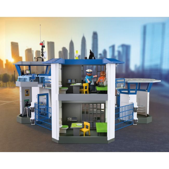 Playmobil - Jucarie de rol Centrul de comanda al politiei ARTPM71873
