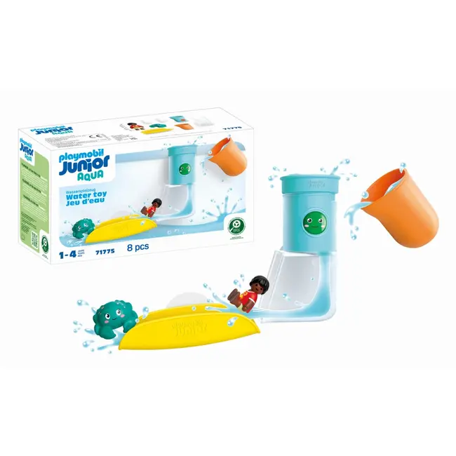 Playmobil - Junior Aqua dezvoltare prin joaca Rezervor de apa cu tobogan ARTPM71775