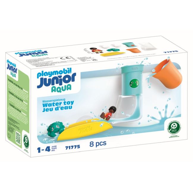 Playmobil - Junior Aqua dezvoltare prin joaca Rezervor de apa cu tobogan ARTPM71775