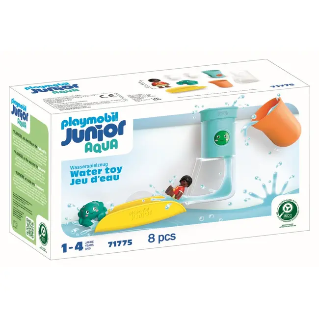 Playmobil - Junior Aqua dezvoltare prin joaca Rezervor de apa cu tobogan ARTPM71775