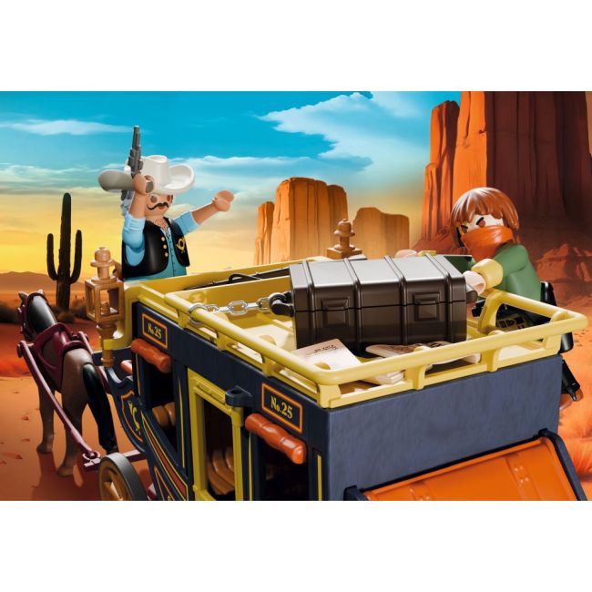 Playmobil - Promo Pack Diligenta din Vestul salbatic ARTPM71862