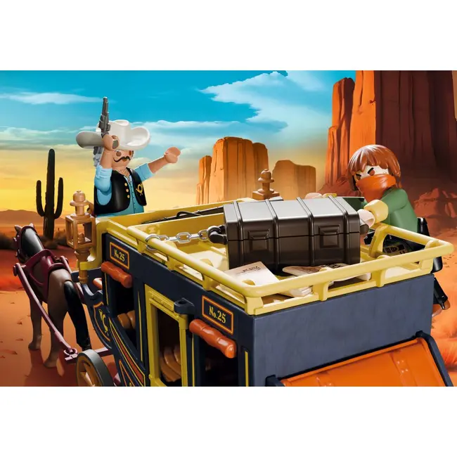 Playmobil - Promo Pack Diligenta din Vestul salbatic ARTPM71862