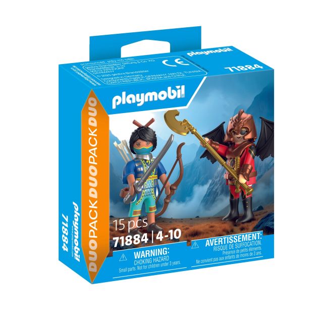 Playmobil - Set 2 figurine cavaler Novelmore si bandit Burnham ARTPM71884