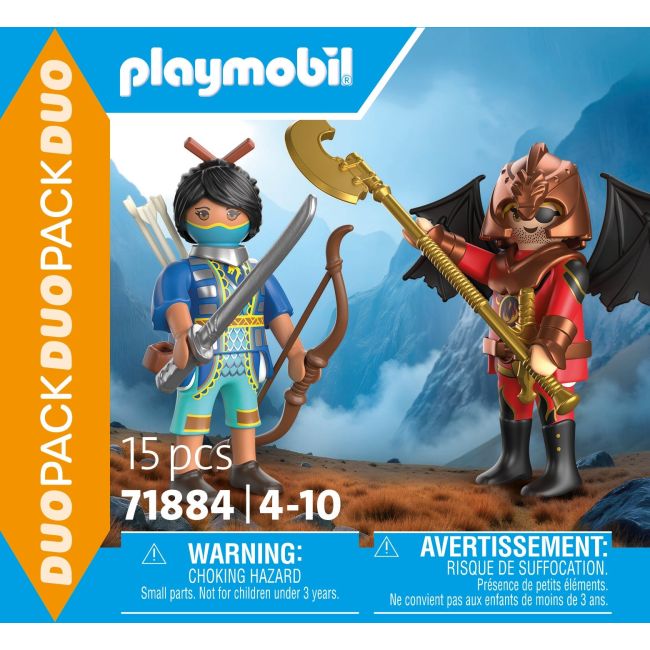 Playmobil - Set 2 figurine cavaler Novelmore si bandit Burnham ARTPM71884