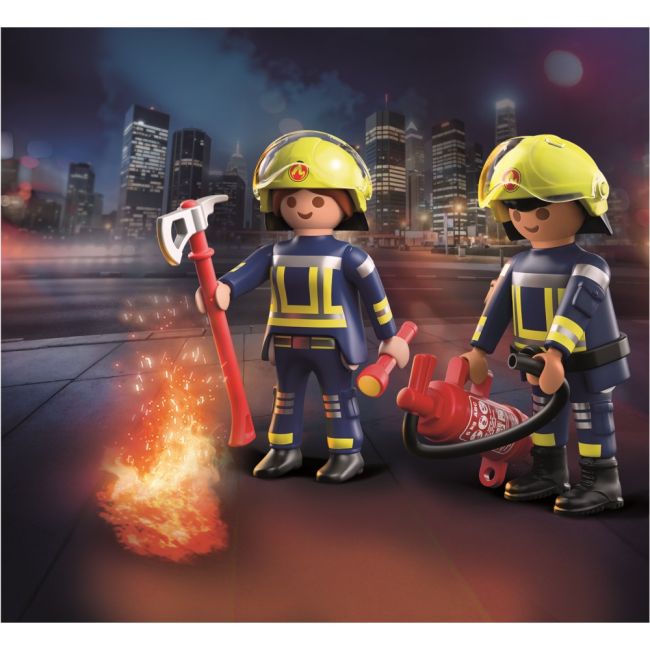 Playmobil - Set 2 figurine pompieri ARTPM71885